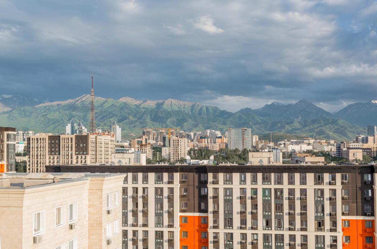 Жк Жастар Атамекен Центр Города, Отличная Локация Almaty Exterior foto